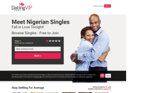 Nigerian Dating VIP Nigerian Dating VIP Homepage Image